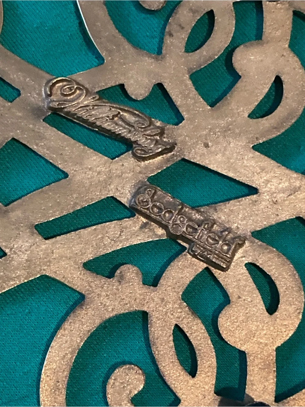 Thomas Jefferson Williamsburg Brass Sedgefield Trivet NIB